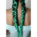 ZUMBA Канекалон однотонный, гофрированный, 60 см, 100 гр, цвет бирюзовый(#AY24) - Фото 2