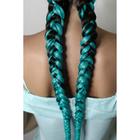 ZUMBA Канекалон однотонный, гофрированный, 60 см, 100 гр, цвет морской волны - Фото 2