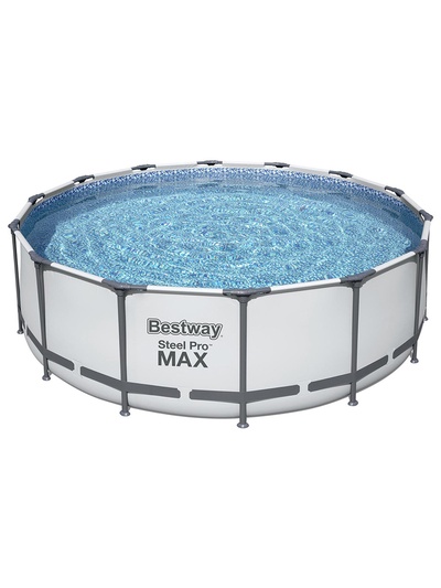 Бассейн каркасный Bestway Steel Pro Max 5612X, 427×122, фильтр-насос, лестница, тент, круглый