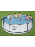 Бассейн каркасный Bestway Steel Pro Max 5612X, 427×122, фильтр-насос, лестница, тент, круглый - Фото 8