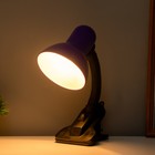 Лампа настольная Е27, с выкл. на зажиме (220 В) фиолетовая (108 В) - Фото 6