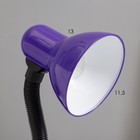 Лампа настольная Е27, с выкл. на зажиме (220 В) фиолетовая (108 В) - Фото 8