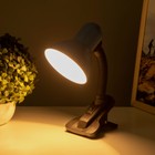 Лампа настольная Е27, с выкл. на зажиме (220 В) голубая (108 В) RISALUX - Фото 10