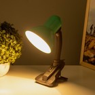 Лампа настольная Е27, с выкл. на зажиме (220В) зеленая (108В) RISALUX - Фото 10