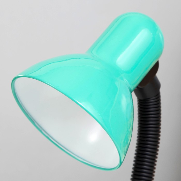 Лампа настольная Е27, с выкл. на зажиме (220В) зеленая (108В) RISALUX - фото 1906777753