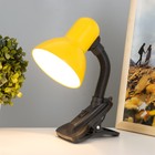 Лампа настольная Е27, с выкл. на зажиме (220В) желтая (108В) RISALUX - Фото 8