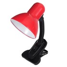 Лампа настольная Е27, с выкл. на зажиме (220В) красная (108В) RISALUX - Фото 8