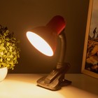 Лампа настольная Е27, с выкл. на зажиме (220В) красная (108В) RISALUX - Фото 10