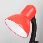Лампа настольная Е27, с выкл. на зажиме (220В) красная (108В) RISALUX - Фото 2