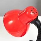 Лампа настольная Е27, с выкл. на зажиме (220 В) красная (108 В) RISALUX - Фото 3