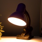 Лампа настольная Е27, светорегулятор, на зажиме (220В) фиолетовая (108А) RISALUX - Фото 11