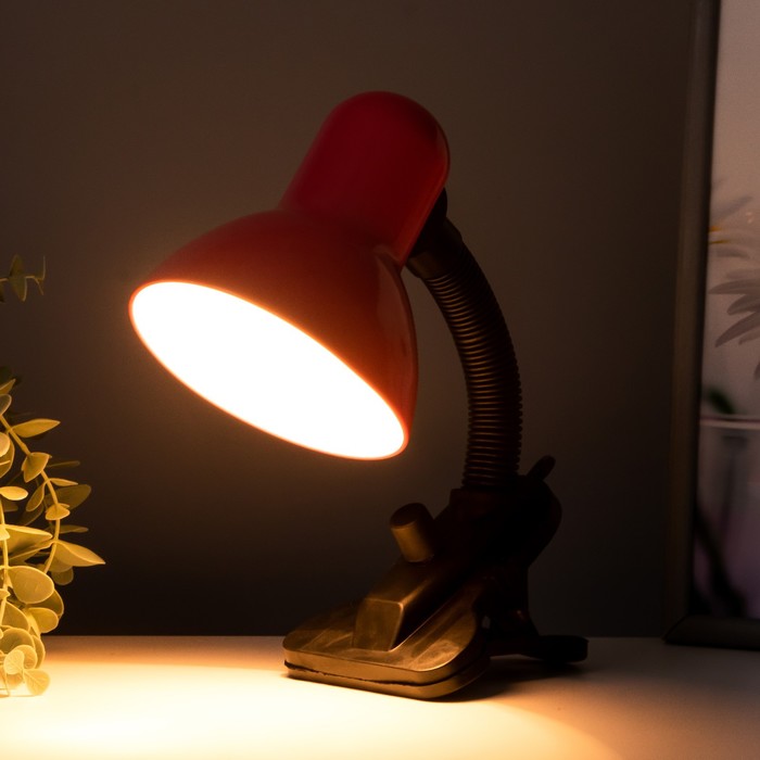 Лампа настольная Е27, светорегулятор (220В) розовая (108А) RISALUX - фото 1906777806
