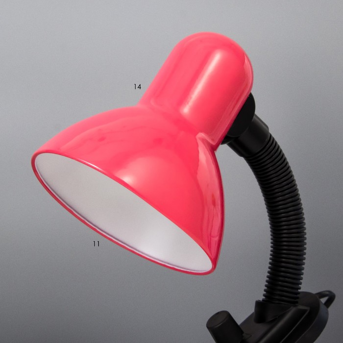Лампа настольная Е27, светорегулятор (220В) розовая (108А) RISALUX - фото 1906777797