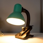 Лампа настольная Е27, светорегулятор, на зажиме (220В) зеленая (108А) RISALUX - Фото 12