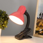 Лампа настольная Е27 с выкл. на зажиме (220 В) розовая (108 В) RISALUX - Фото 9