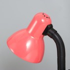 Лампа настольная Е27 с выкл. на зажиме (220В) розовая (108В) RISALUX - Фото 3