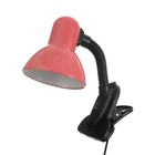 Лампа настольная Е27 с выкл. на зажиме (220В) розовая (108В) RISALUX - Фото 8