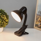 Лампа настольная Е27, с выкл. на зажиме (220 В) черная (108 В) RISALUX - Фото 9