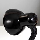 Лампа настольная Е27, с выкл. на зажиме (220 В) черная (108 В) RISALUX - Фото 3