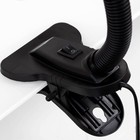 Лампа настольная Е27, с выкл. на зажиме (220 В) черная (108 В) RISALUX - Фото 6