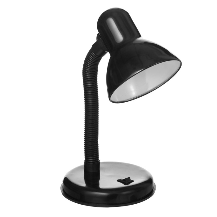 Лампа настольная Е27, с выкл. (220В) черная (203В) RISALUX - фото 1887641535