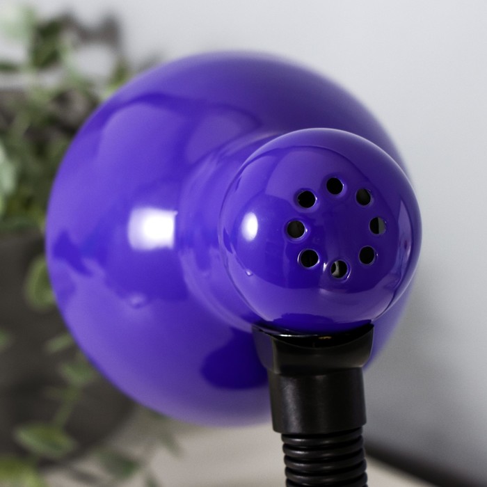Лампа настольная Е27, с выкл. (220В) фиолетовая (203В) RISALUX - фото 1908234973