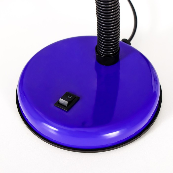 Лампа настольная Е27, с выкл. (220В) фиолетовая (203В) RISALUX - фото 1887641541