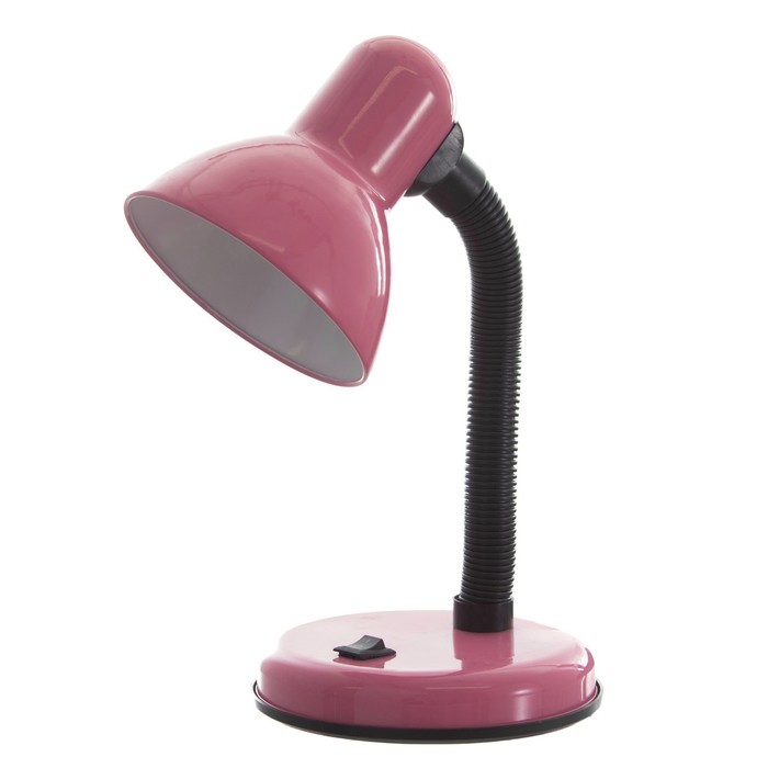 Лампа настольная Е27, с выкл. (220В) розовая (203В) RISALUX - фото 1906777893
