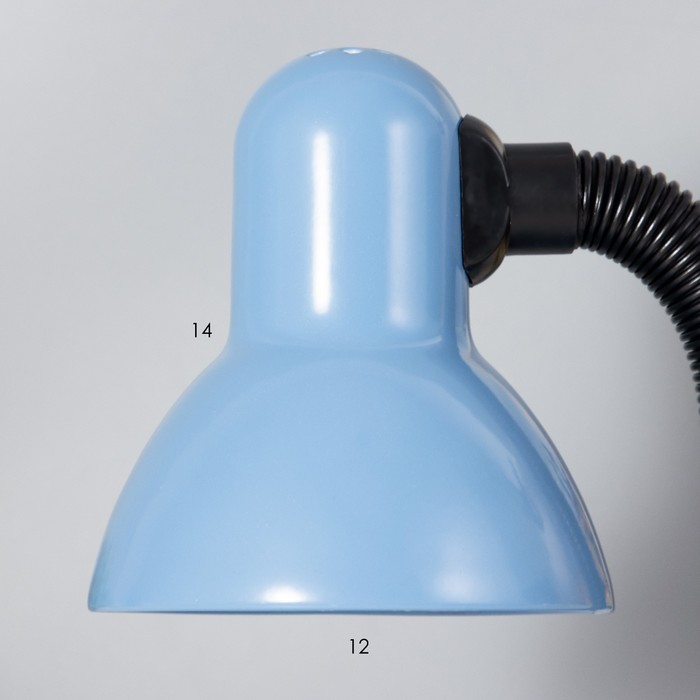 Лампа настольная Е27, с выкл. (220В) голубая (203В) RISALUX - фото 1906777901