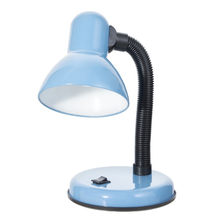 Лампа настольная Е27, с выкл. (220В) голубая (203В) RISALUX - фото 1906777904
