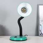 Настольная лампа для школы и офиса на подставке RISALUX Е27, с выкл. 220 В, зелёная - Фото 5