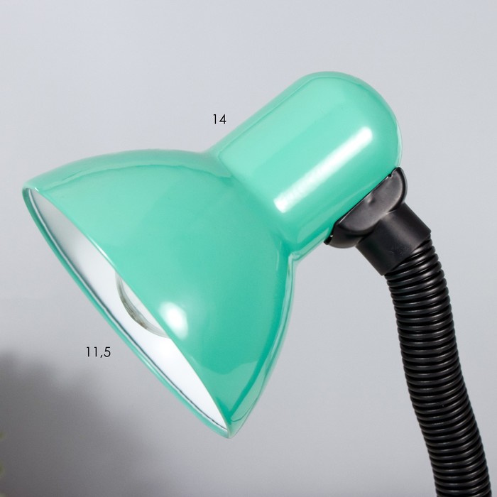 Лампа настольная Е27, с выкл. (220В) зеленая (203В) RISALUX - фото 1887641572