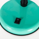 Настольная лампа для школы и офиса на подставке RISALUX Е27, с выкл. 220 В, зелёная - Фото 9