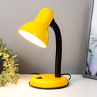 Лампа настольная Е27, с выкл. (220 В) желтая (203 В) RISALUX - Фото 2