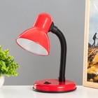 Лампа настольная Е27, с выкл. (220 В) красная (203 В) RISALUX - Фото 1