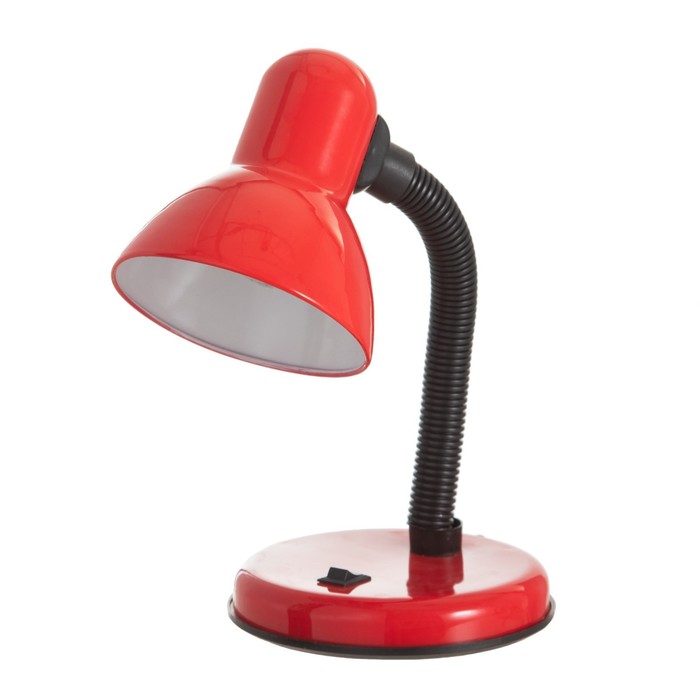 Лампа настольная Е27, с выкл. (220В) красная (203В) RISALUX - фото 1887641594