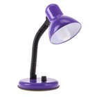 Лампа настольная Е27, светорегулятор (220В) фиолетовая (203А) - фото 4289610
