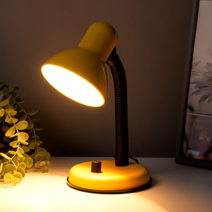 Лампа настольная Е27, светорегулятор (220В) желтая (203А) RISALUX - фото 1906777968
