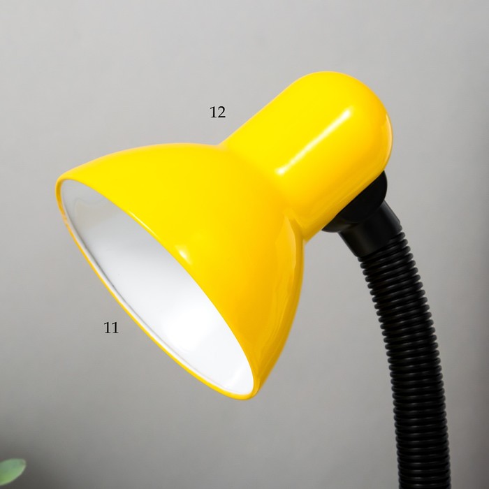 Лампа настольная Е27, светорегулятор (220В) желтая (203А) RISALUX - фото 1906777961