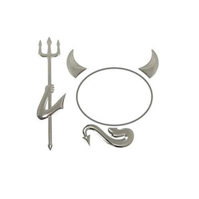 Наклейка на авто, чертик