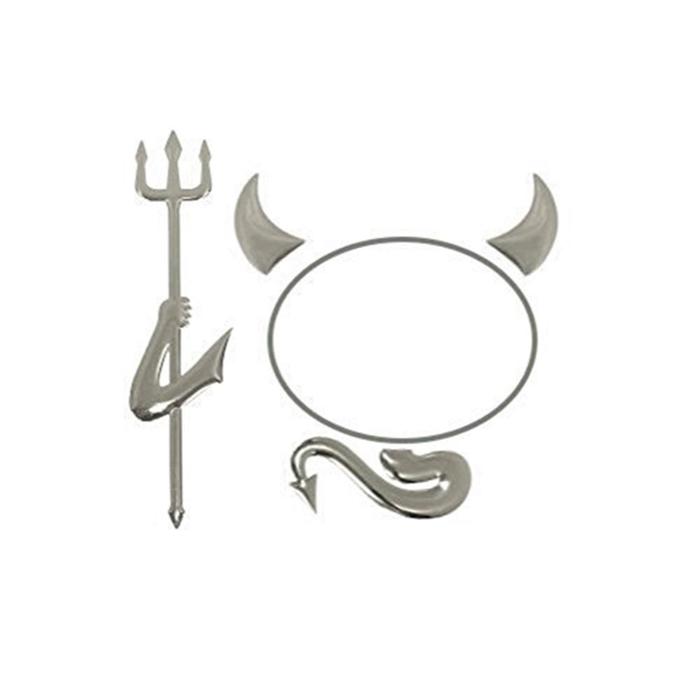 Наклейка на авто, чертик - Фото 1