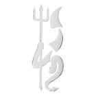 Наклейка на авто, чертик - Фото 2