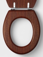Сиденье для унитаза с крышкой «Натуральное дерево», 45×35 см, цвет орех - Фото 4