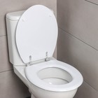 Сиденье для унитаза, 45×35×5 см, цвет белый - Фото 3