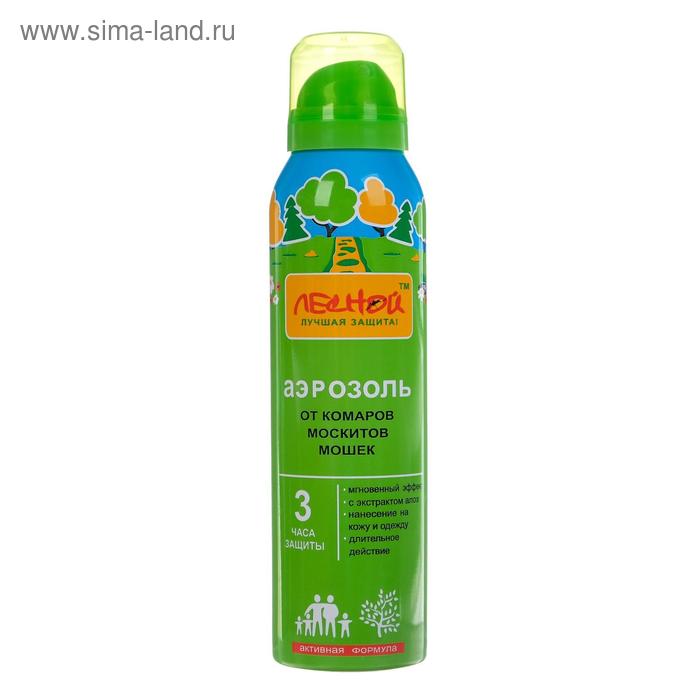 Аэрозоль репеллентный "Лесной", от комаров, москитов, мошек, 150 мл - Фото 1