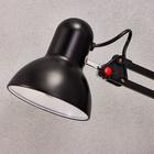 Лампа настольная Е27, на зажиме (220 В) черная, h=55 (811) RISALUX - Фото 3