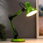 Лампа настольная Е27, h=55 см, шарнирная, на подставке (220В) зеленая RISALUX - Фото 2