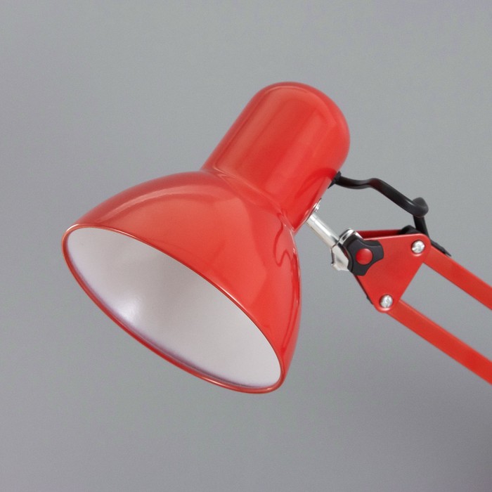 Лампа настольная 1х40Вт Е27 красная h-55 см RISALUX - фото 1906778065