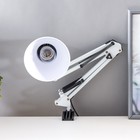 Лампа настольная Е27, на шарнирной подставке (220В) белая (811) RISALUX - Фото 5