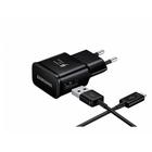 Сетевое зарядное устройство Samsung EP-TA20EBECGRU, USB, 2A, черный - Фото 4